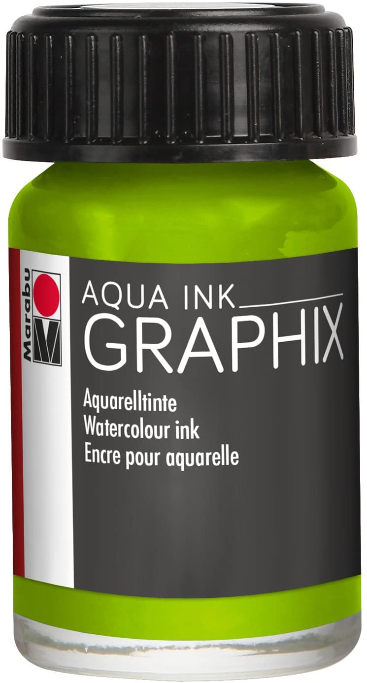 Vopsea - Aqua Ink 061 - Reseda Green, 15 ml | Marabu