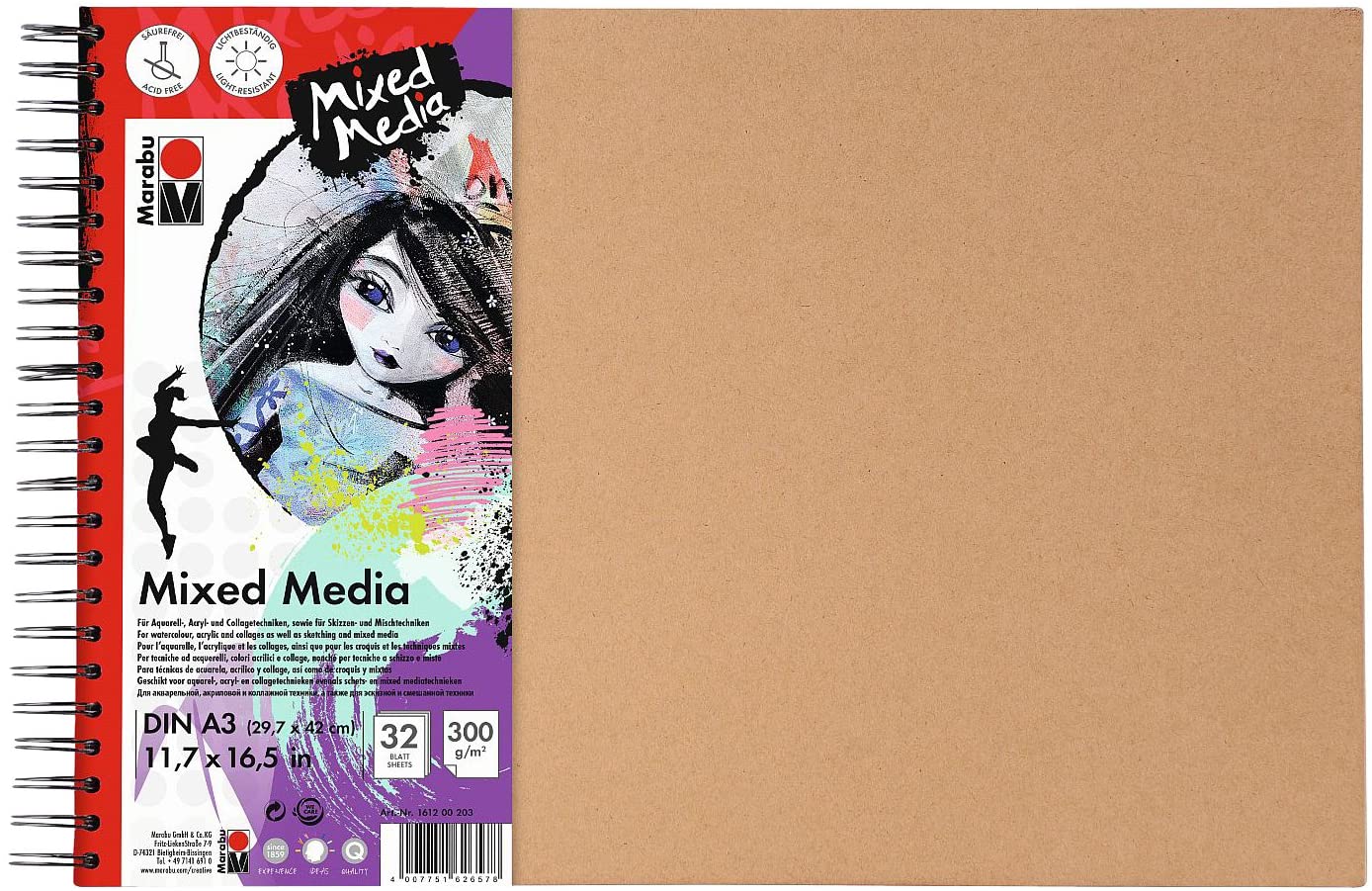 Carnet A3 - Ring Binder - Mixed Media | Marabu