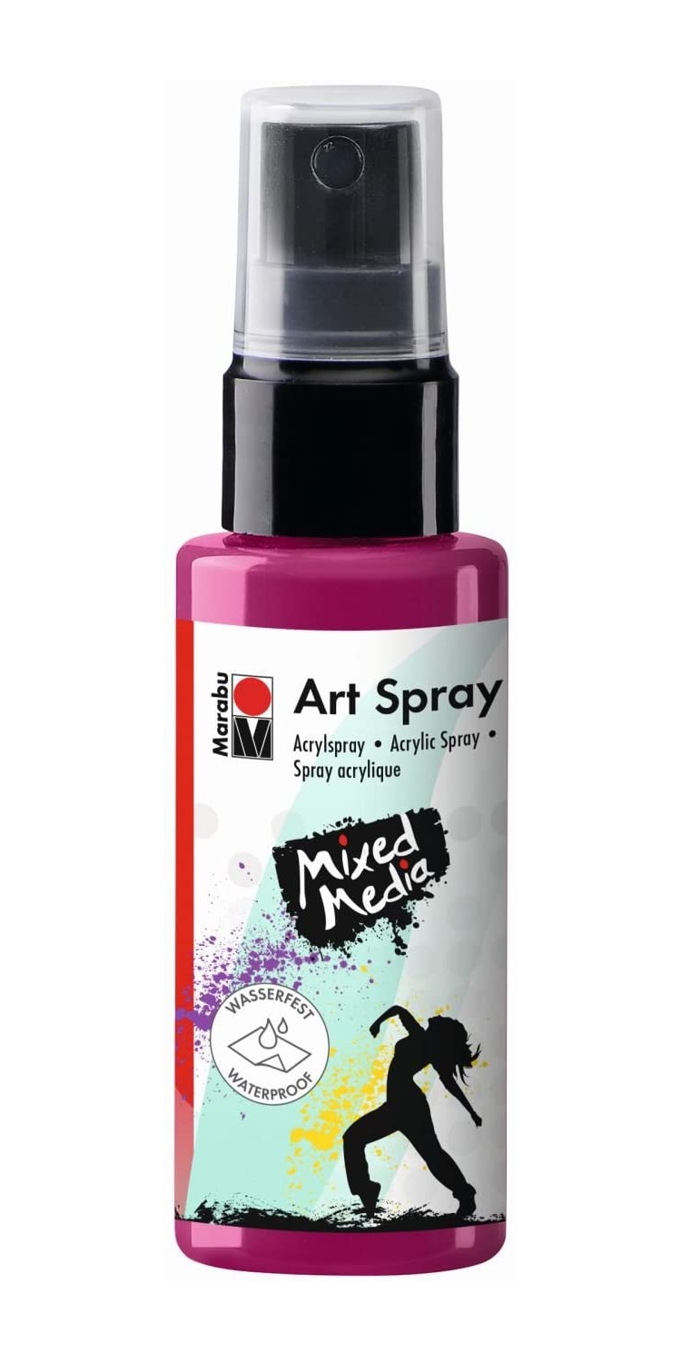 Spray vopsea - Marabu Art Spray, 005 Raspberry, 50ml | Marabu