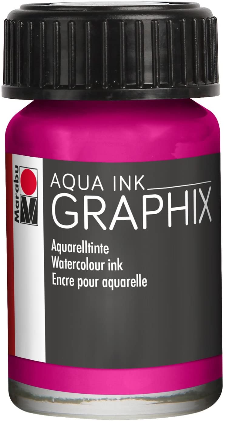 Vopsea - Aqua Ink 014 - Magenta, 15 ml | Marabu