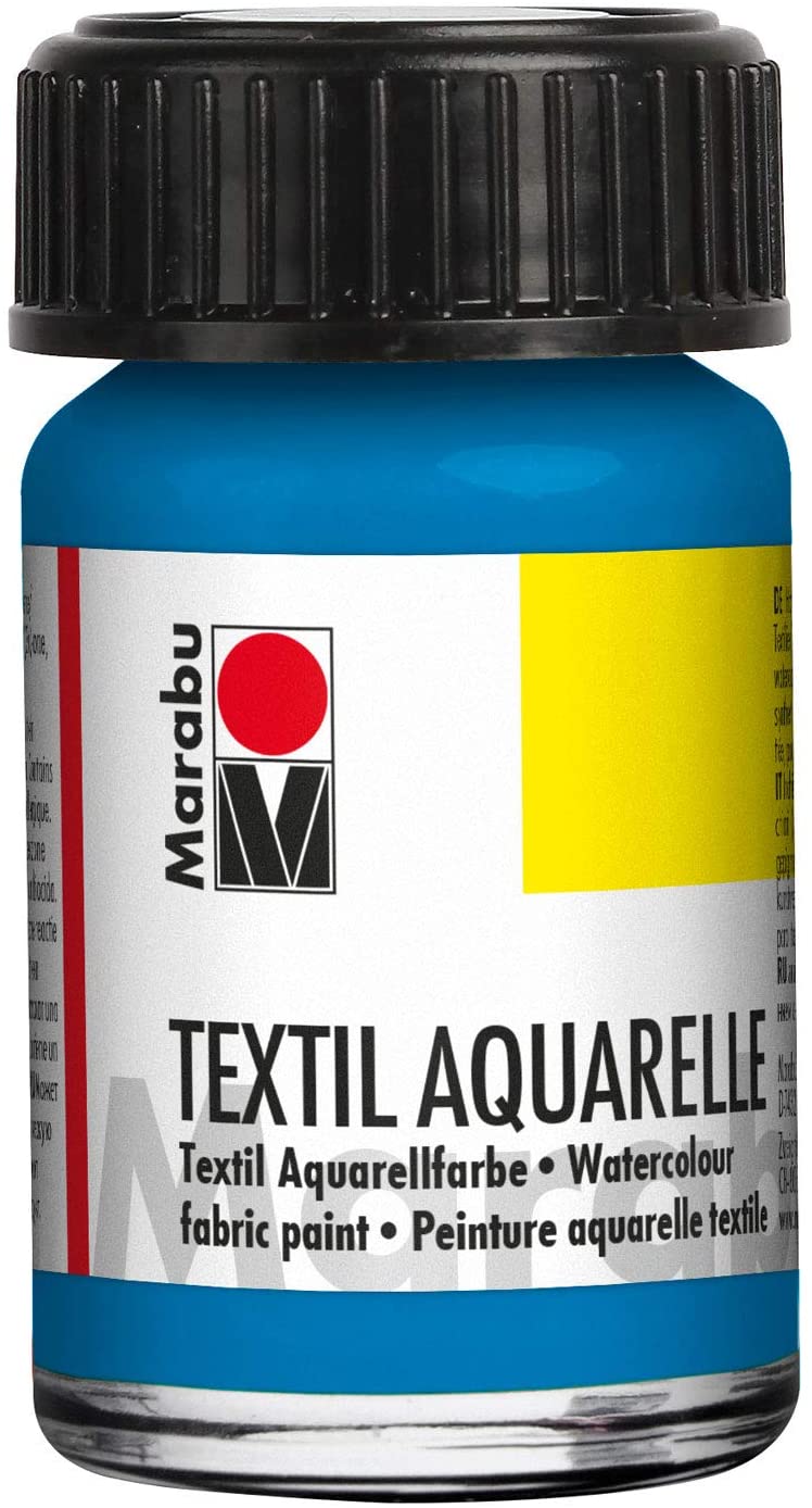 Acuarela - Textil 056 - Cyan, 15 ml | Marabu