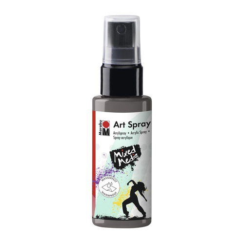 Spray vopsea - Marabu Art Spray, 082 Silver, 50ml | Marabu