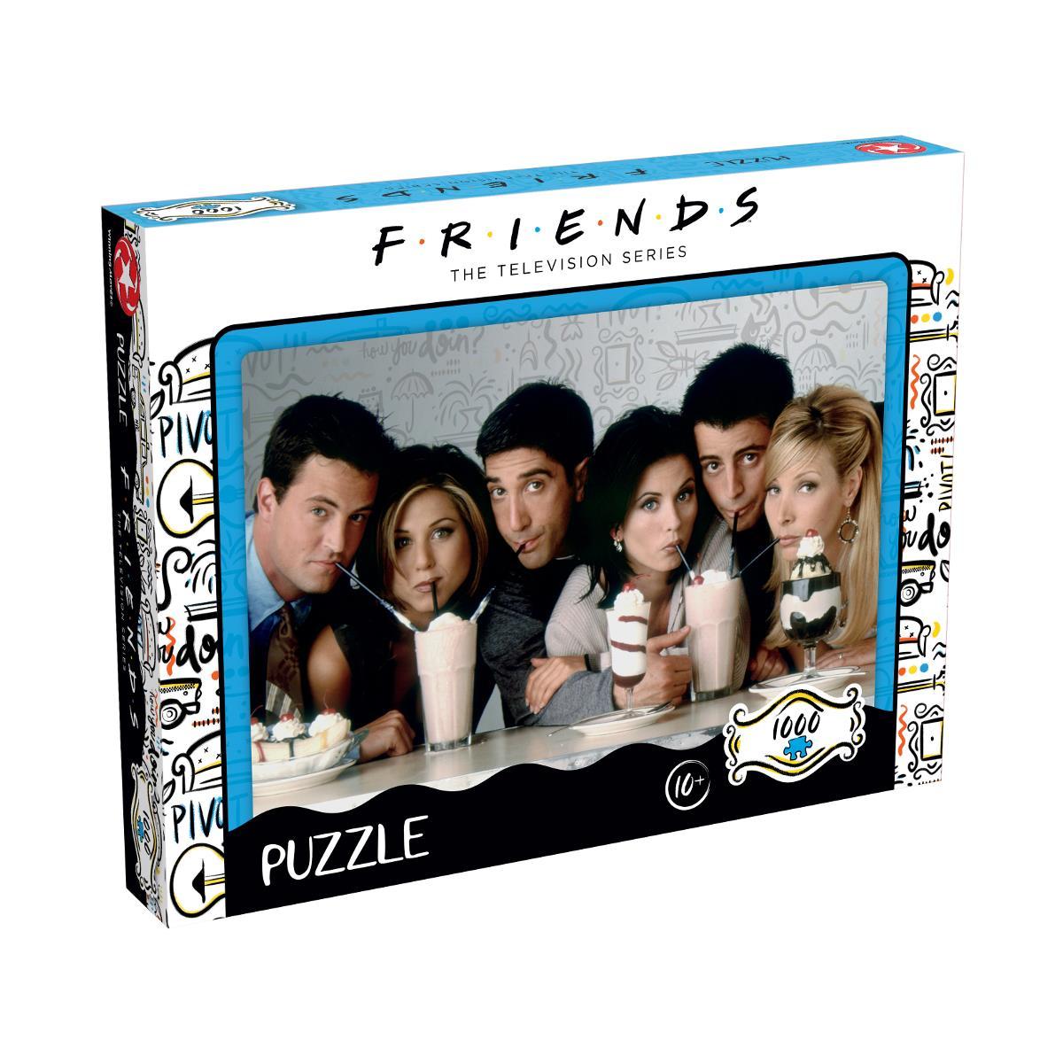 Puzzle 1000 piese - Friends Milkshake | Winning Moves