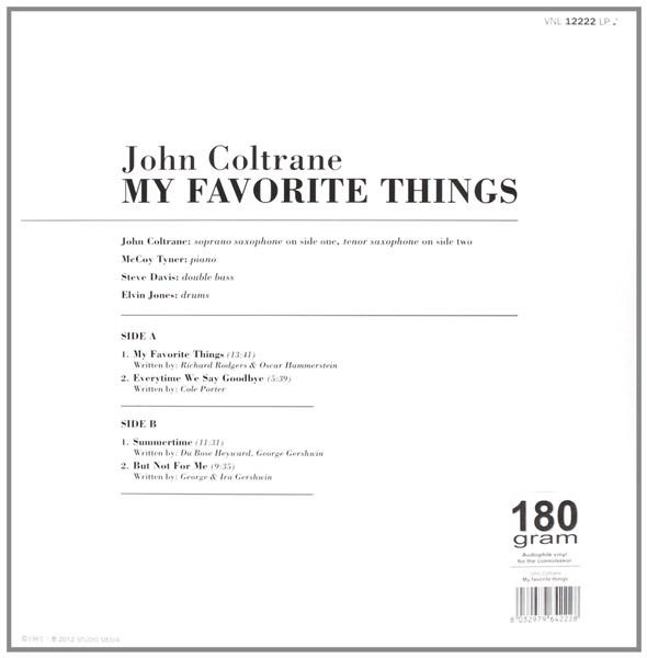 My Favorite Things - Vinyl | John Coltrane - 1 | YEO