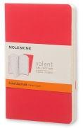 Moleskine Volant Journal Ruled Pocket Geranium Red/Scarlet Red | Moleskine