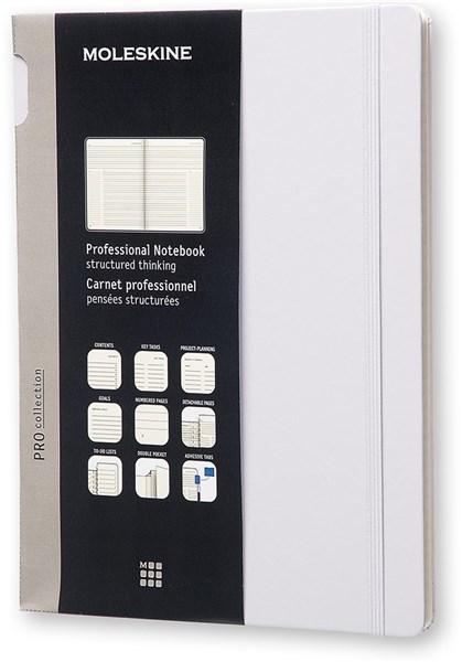 Moleskine Professional Notebook Extra Large Hard Cover Aster Grey Pro Collection | Moleskine