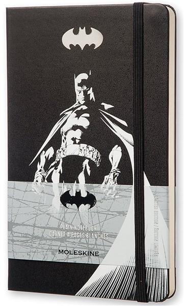 Moleskine Batman Limited Edition Hard Cover Plain Large Black Notebook | Moleskine