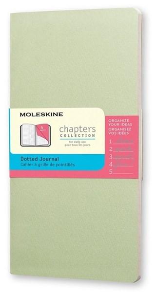 Moleskine Chapters Journal Mist Green Slim Pocket Dotted | Moleskine
