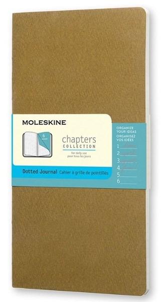 Moleskine Chapters Journal Tawny Olive Slim Medium Dotted | Moleskine