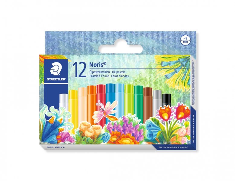 Set 12 creioane colorate - Oil Pastels - Noris | Staedtler