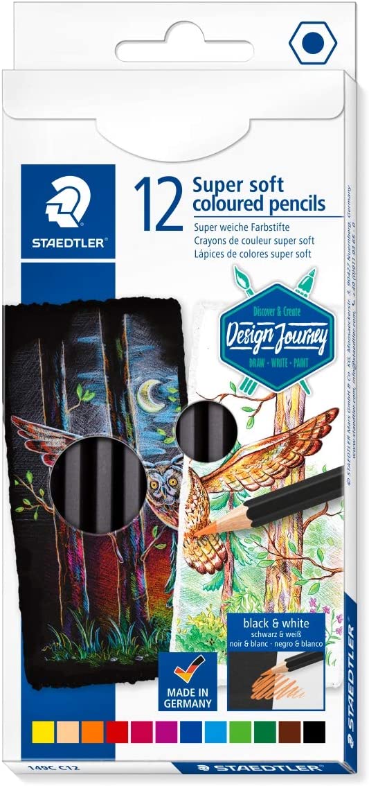 Set 12 creioane colorate - Super Soft Multicoloured | Staedtler - 4 | YEO