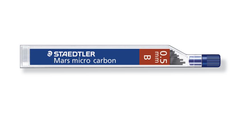 Mine creion mecanic - Mars micro carbon, 0.5 mm, B | Staedtler