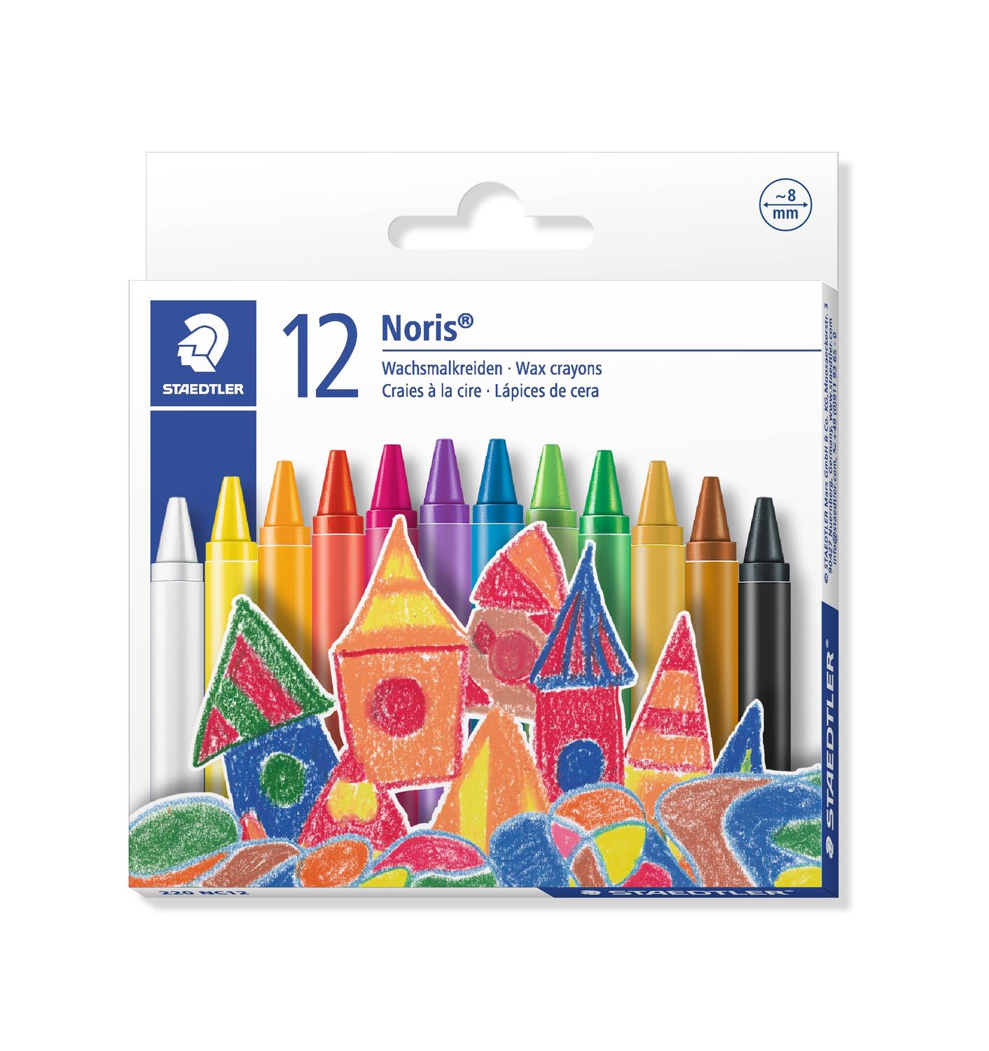 Set 12 creioane cerate - Noris | Staedtler