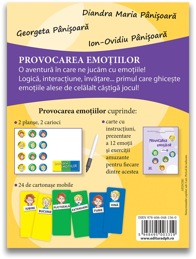 Joc de inteligenta emotionala - Provocarea emotiilor | Didactica Publishing House - 1