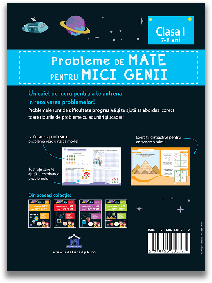 Probleme de mate pentru mici genii - Clasa I |