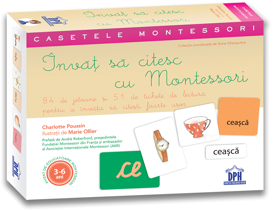 Invat sa citesc cu Montessori | Anne Ghesquiere, Charlotte Poussin