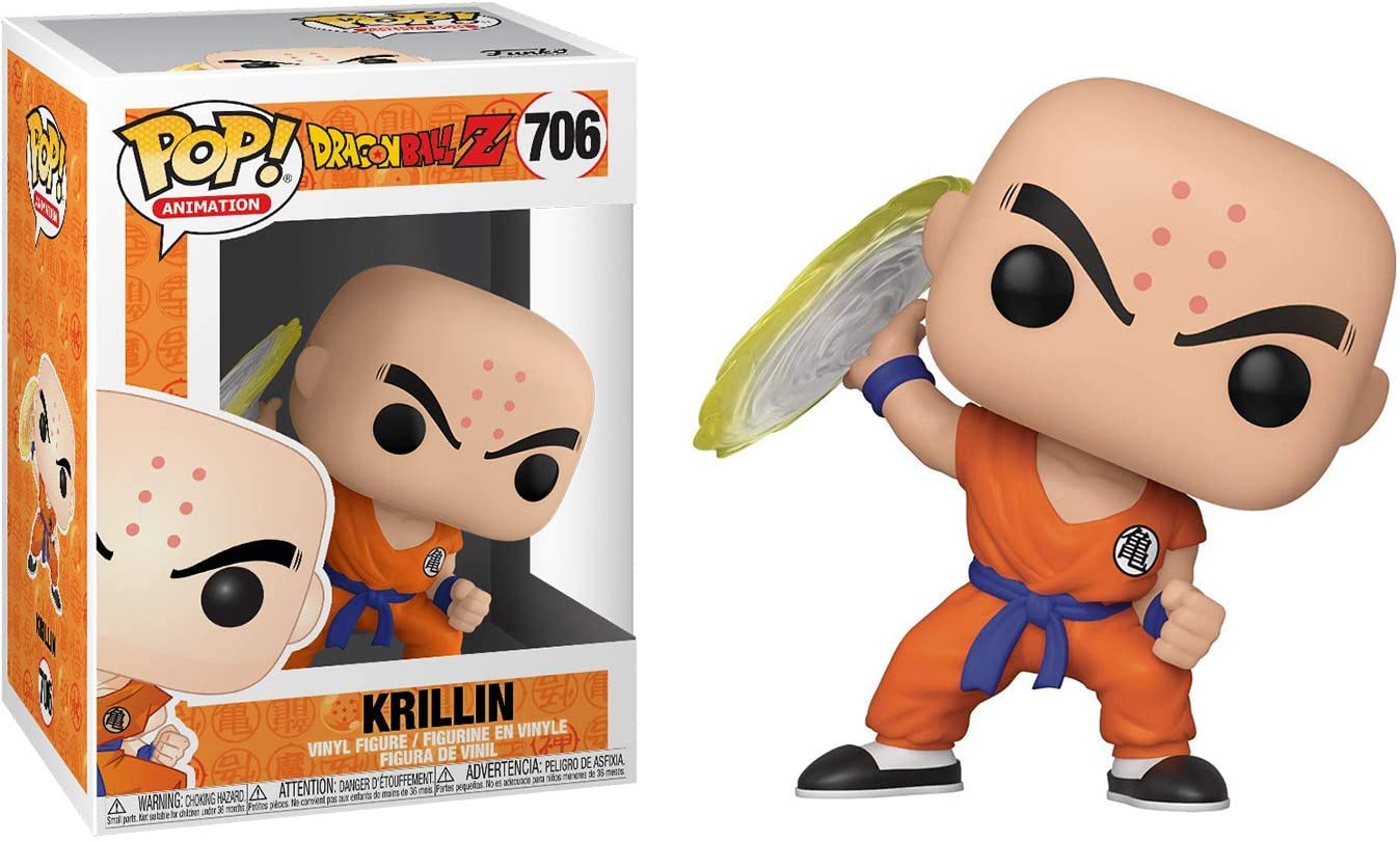 Figurina - Dragon Ball Z - Krillin with Destructo Disc | FunKo