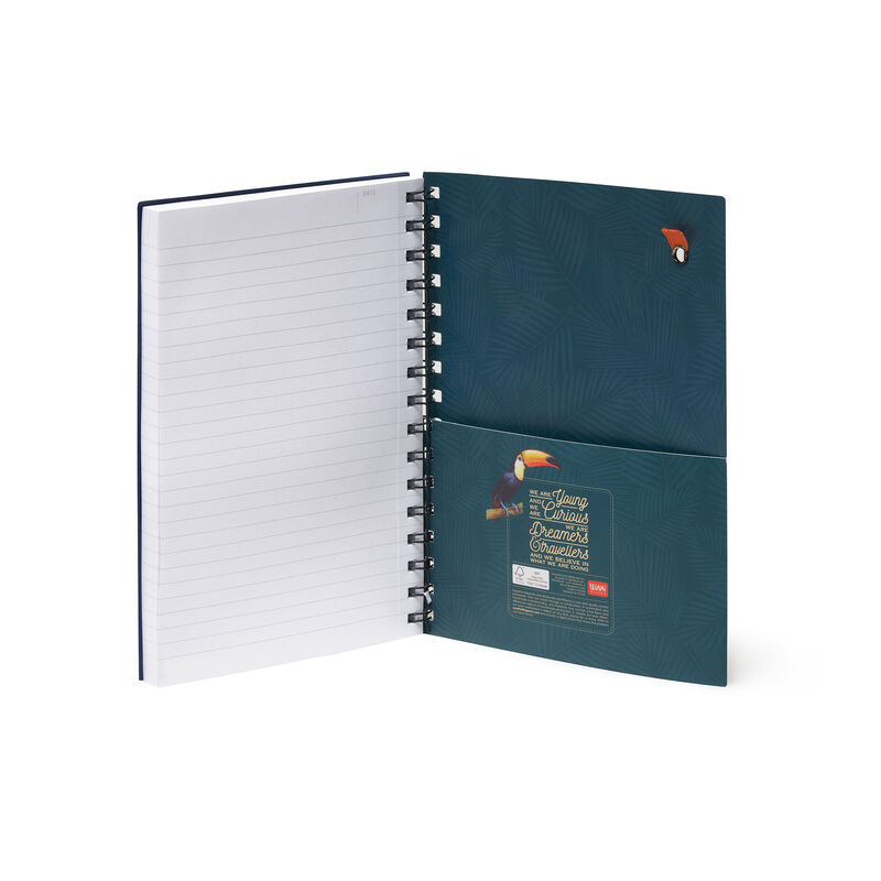 Carnet - Spiral Bound Large - Toucans | Legami - 1 | YEO