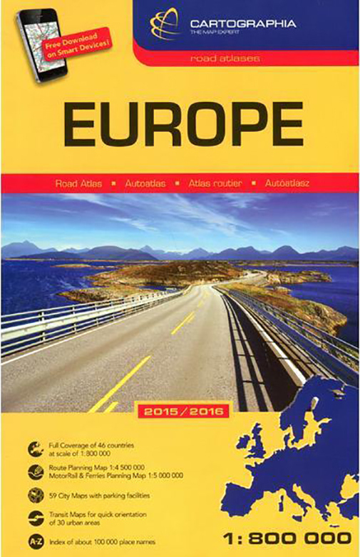 Atlas Europa (Mare) | Cartographia poza bestsellers.ro