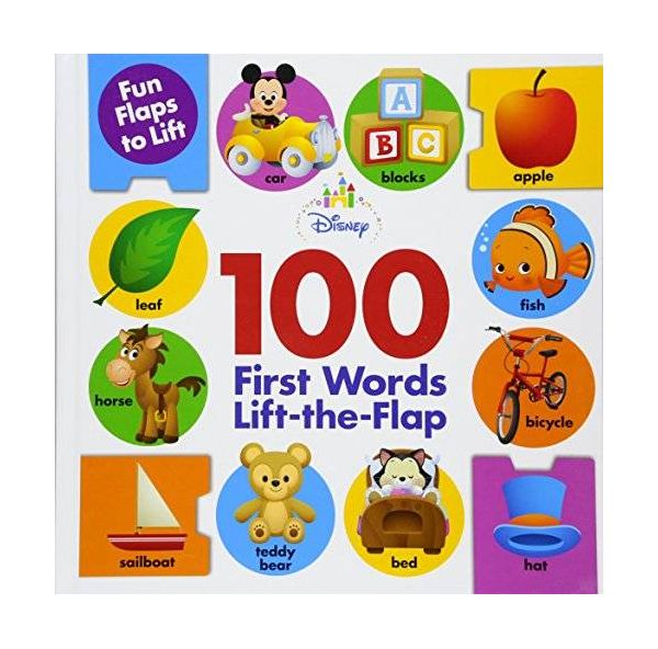 Disney Baby 100 First Words Lift-the-Flap | Disney Book Group