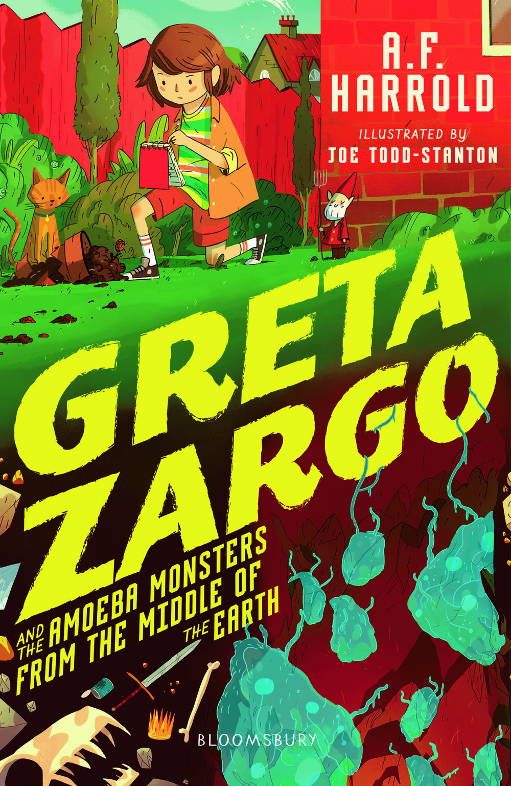 Greta Zargo and the Amoeba Monsters from the Middle of the Earth | A.F. Harrold
