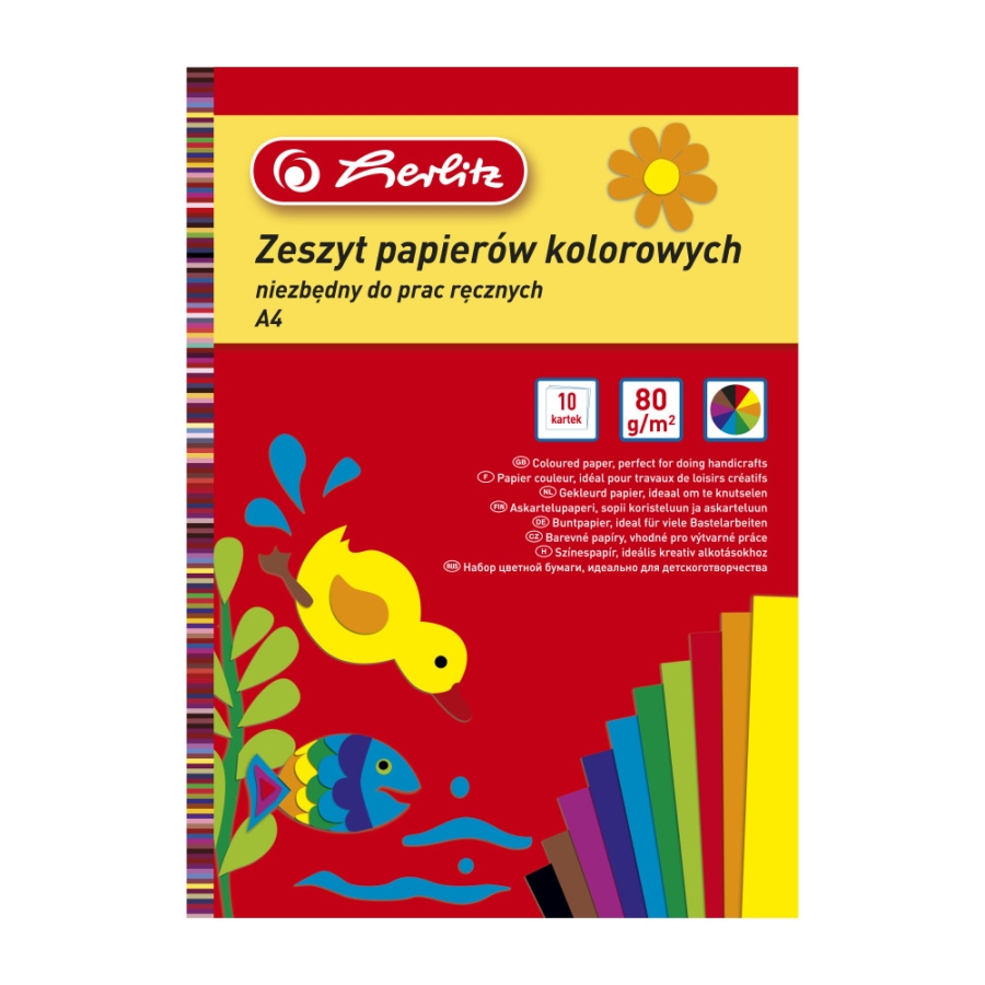 Hartie glasata A4 - Set 10 file | Herlitz