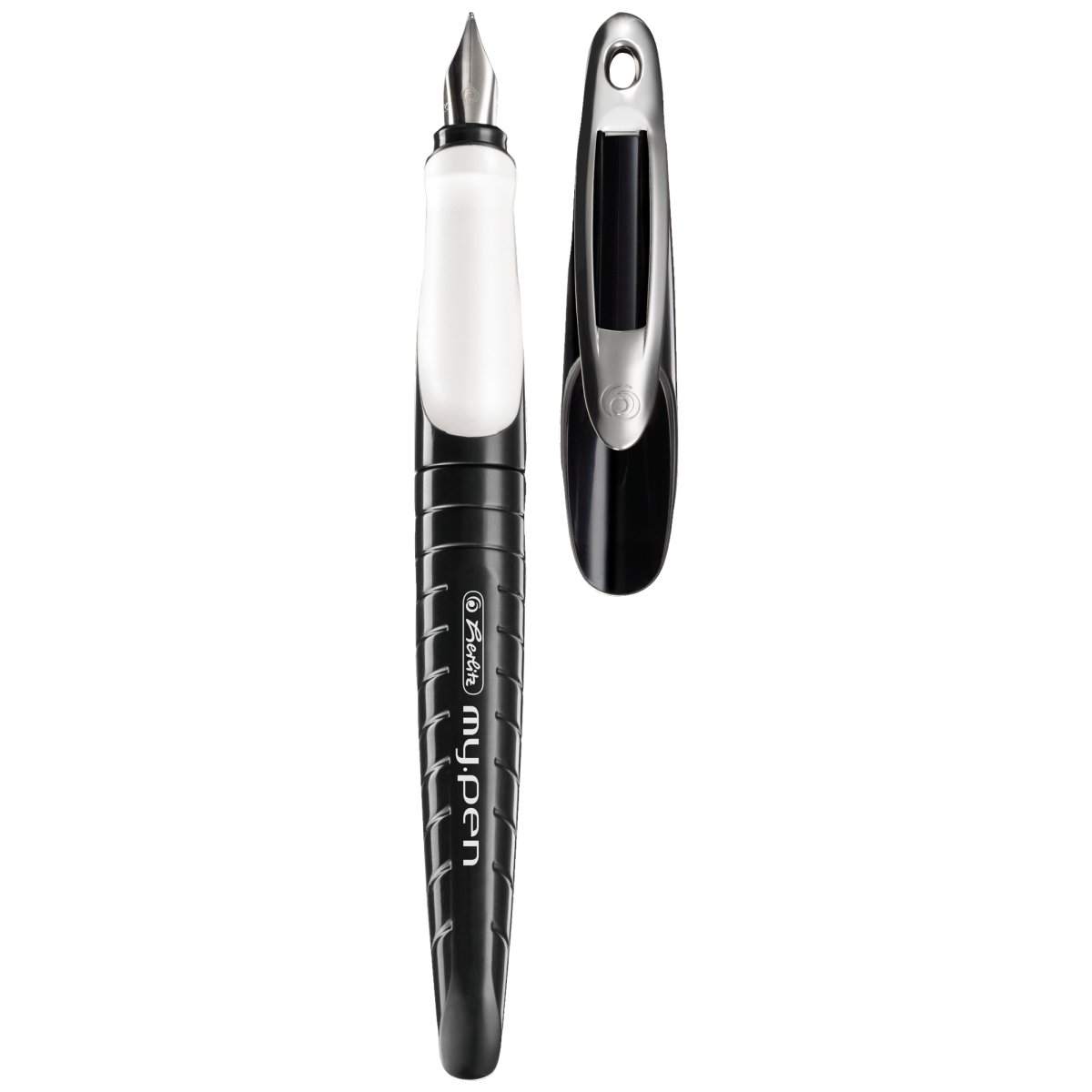 Stilou - My pen, penita M negru/alb - Herlitz | Herlitz