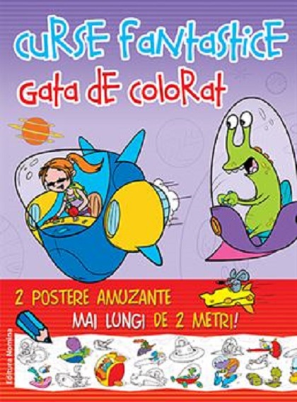 Curse fantastice gata de colorat 2 – OZN-uri | carturesti.ro Carte