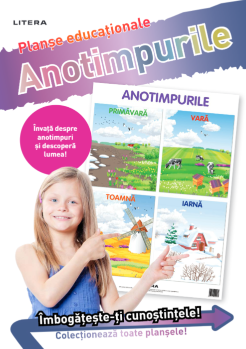 PDF Anotimpurile. Planse educationale | carturesti.ro Scolaresti