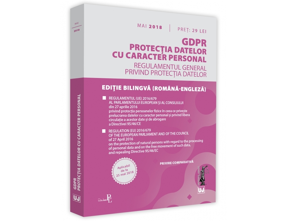 GDPR. Protectia datelor cu caracter personal | carturesti.ro imagine 2022