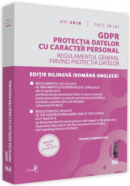 GDPR. Protectia datelor cu caracter personal | caracter 2022