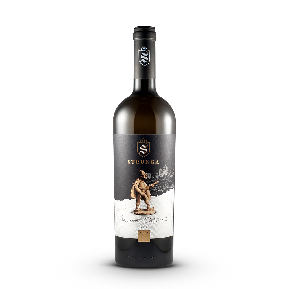 Vin alb - Strunga muscat ottonel, sec, 2019 | Strunga