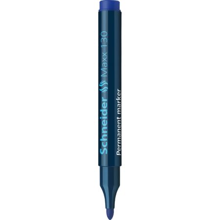 Marker permanent - Maxx 130 - Albastru, 1-3 mm | Schneider