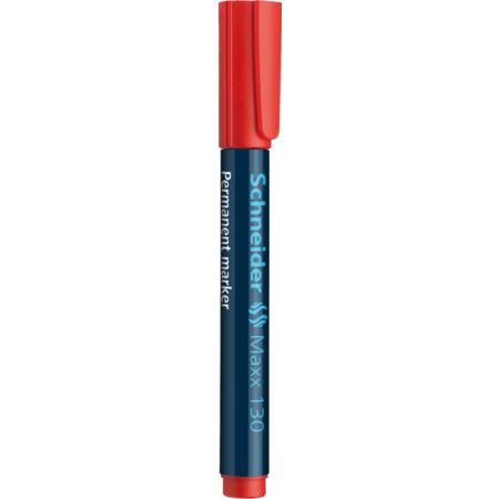 Marker permanent - Maxx 130 - Rosu, 1-3 mm | Schneider - 2 | YEO