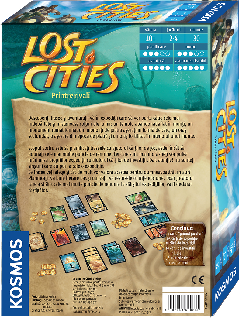 Joc - Lost Cities - Printre Rivali | Kosmos - 2