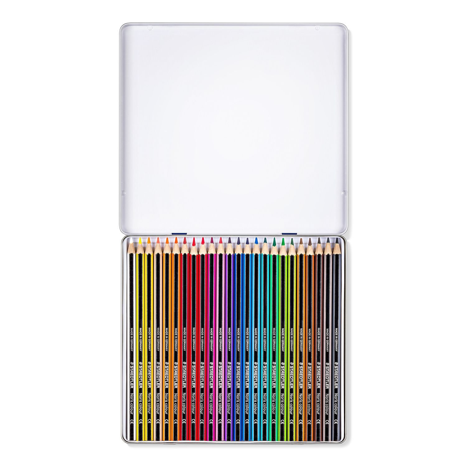 Set 24 creioane colorate - Cutie metal - Noris | Staedtler