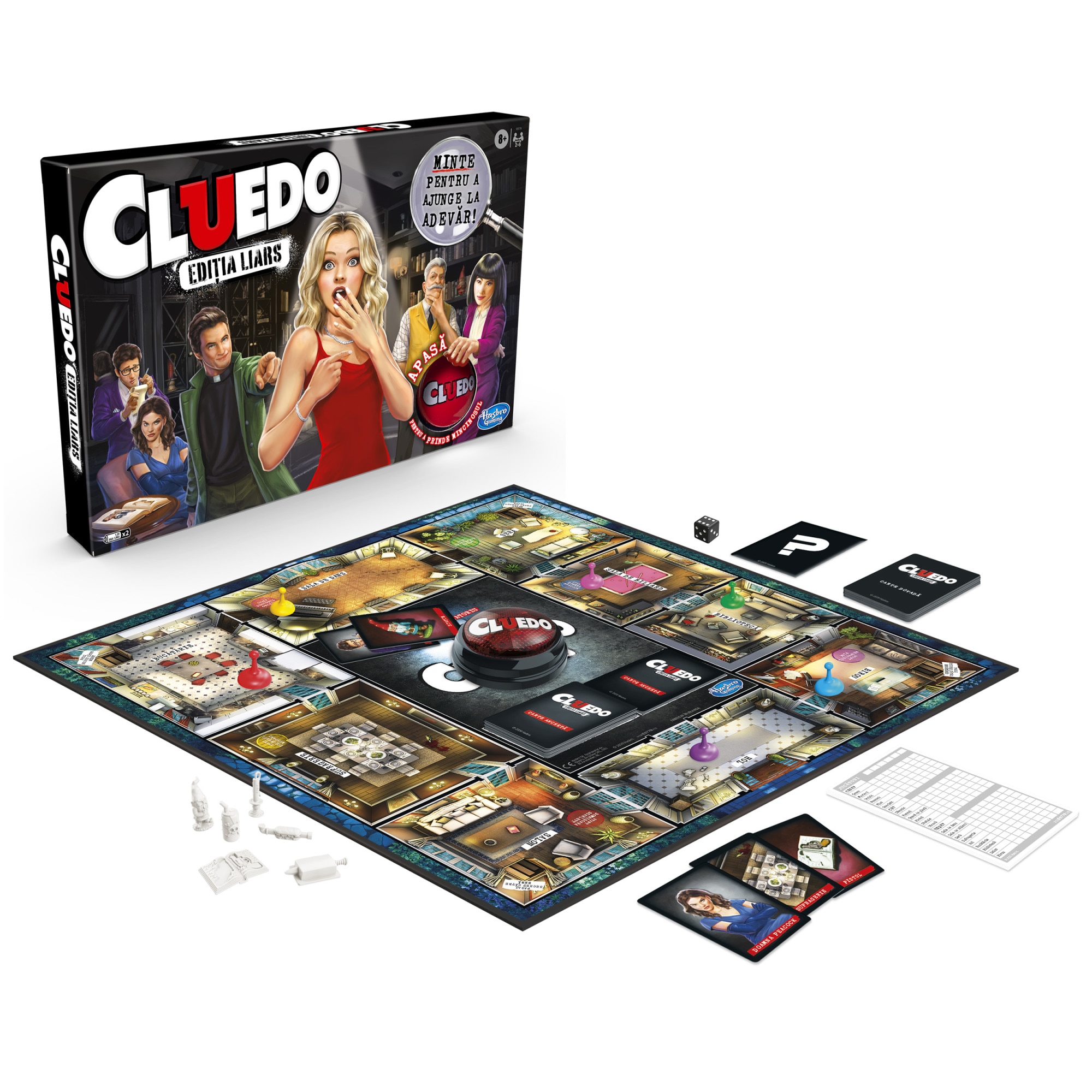 Joc - Cluedo - Editia Liars | Hasbro - 2