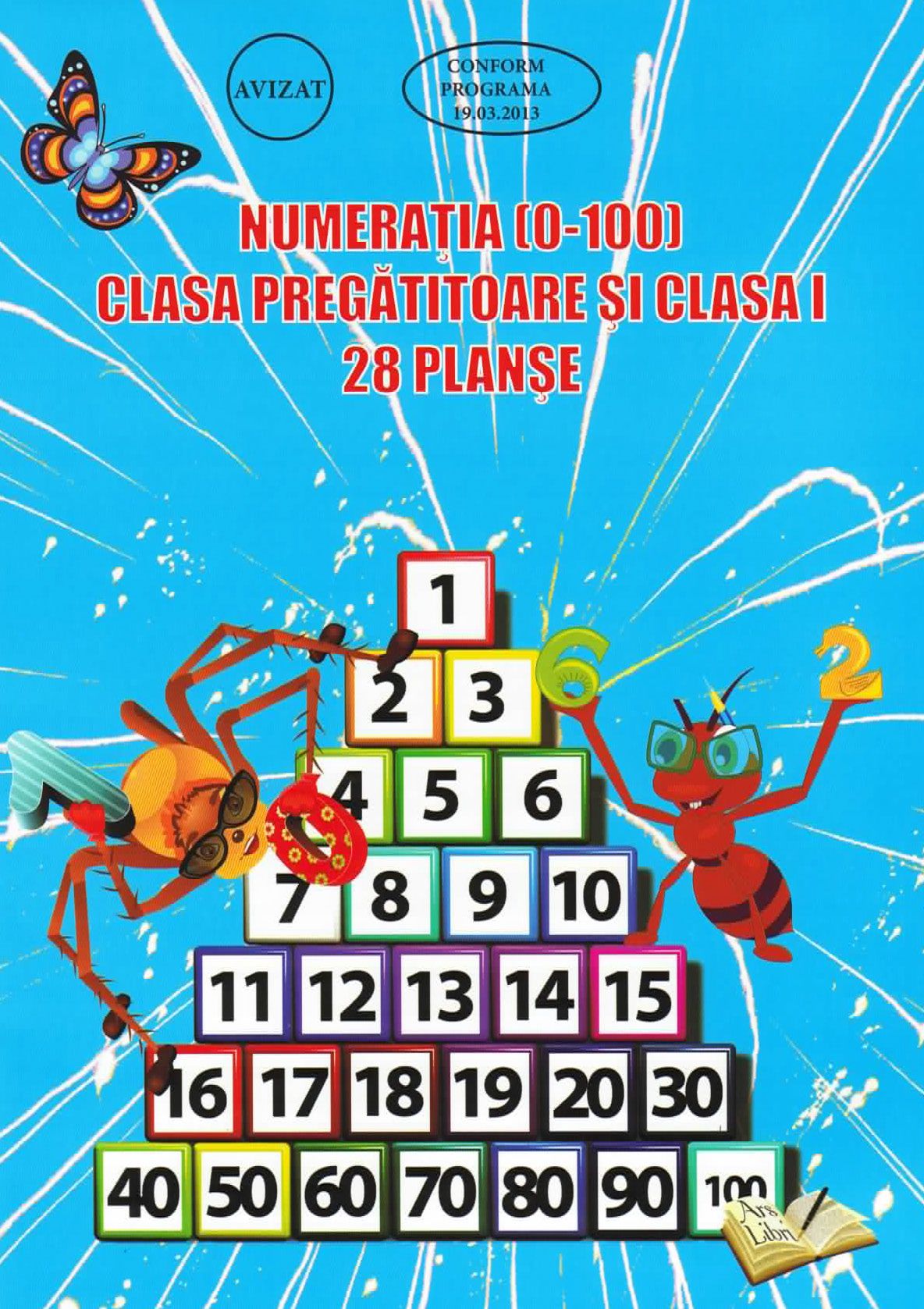 Numeratia 0-100, clasa pregatitoare si clasa I | Ars Libri 2022