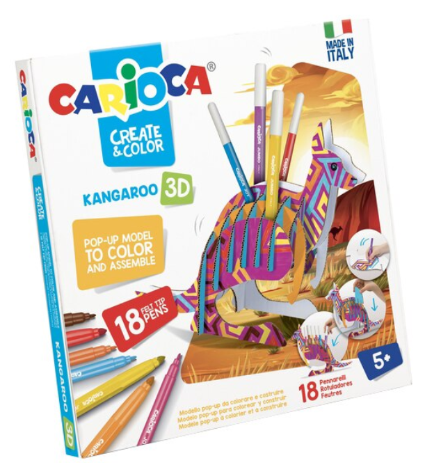 Set creativ Create & Color - Cangur 3D | Carioca