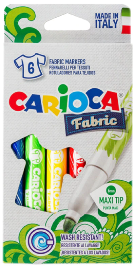 Set 6 carioci colorate - Fabric | Carioca