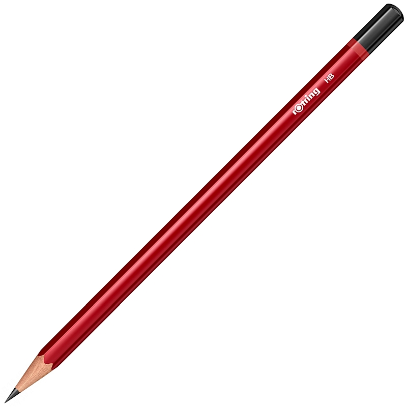 Creion lemn HB - 3 culori | Rotring - 1 | YEO