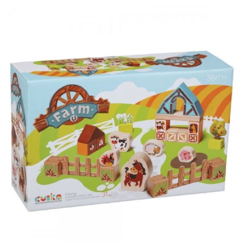 Jucarie din lemn - Ferma noastra