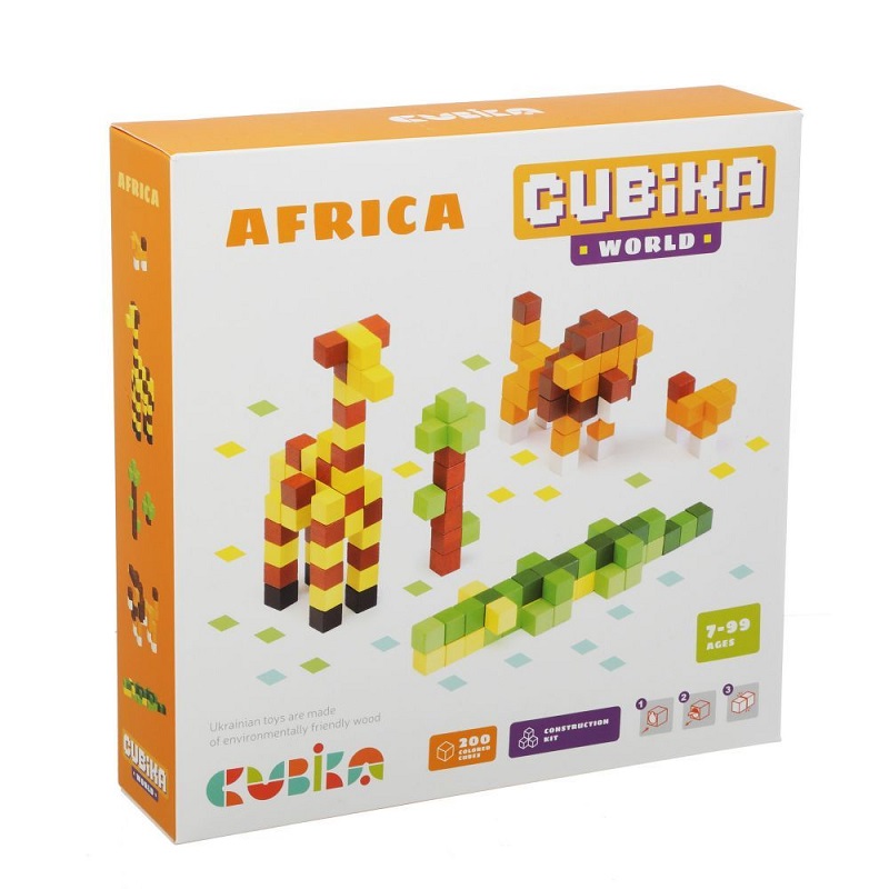  Joc de constructie - Pixel, Africa | Cubika 