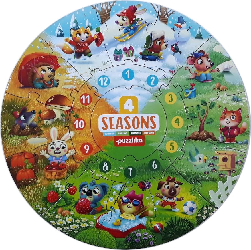 Puzzle - 4 Amazing Seasons | Cubika - 1