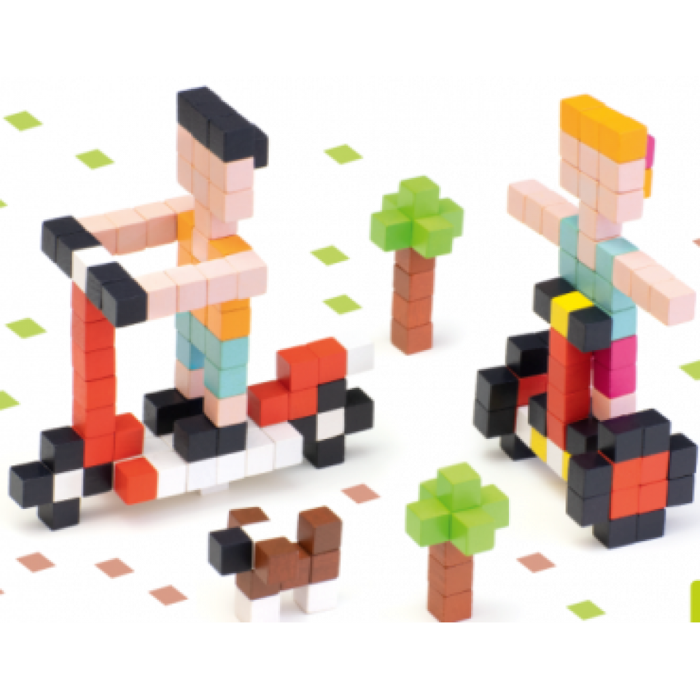 Joc de constructie - Pixel, Speedy Wheels | Cubika