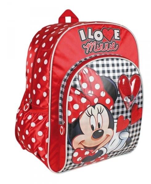 Ghiozdan rosu colectia Minnie Mouse |