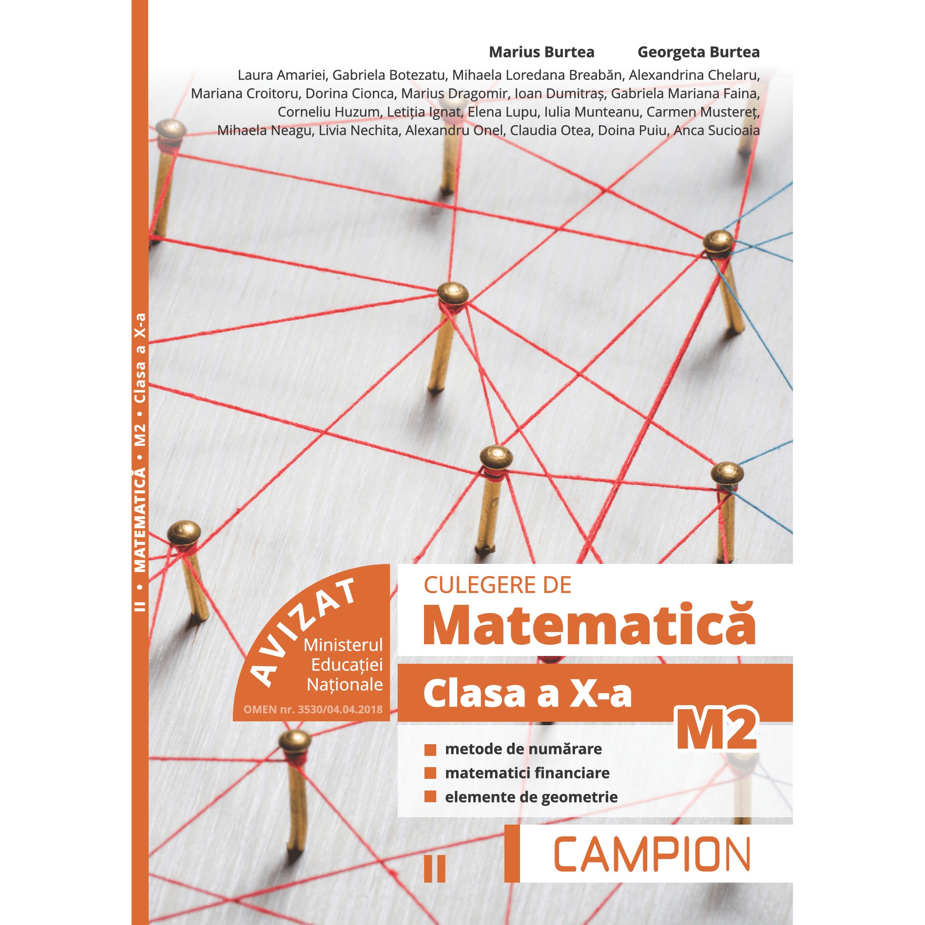 Matematica - M1 - semestrul 2 | Marius Burtea, Georgeta Burtea