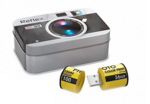 Stick USB 8GB in cutie metalica - Camera and film | Balvi