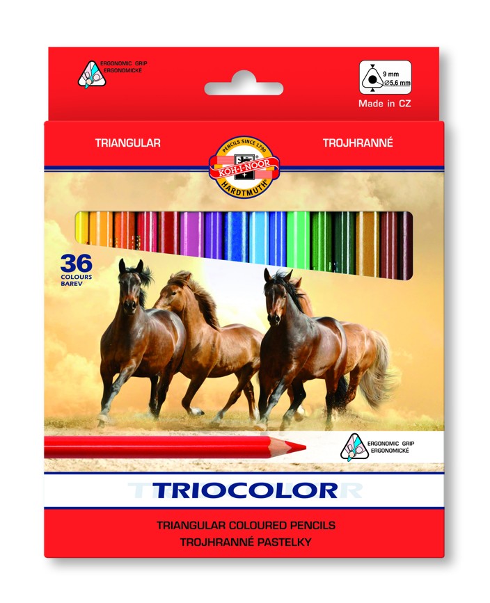 Set Triocolor Jumbo 36 culori
