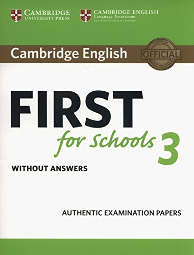 Cambridge English First for Schools 3 Student's Book without Answers |